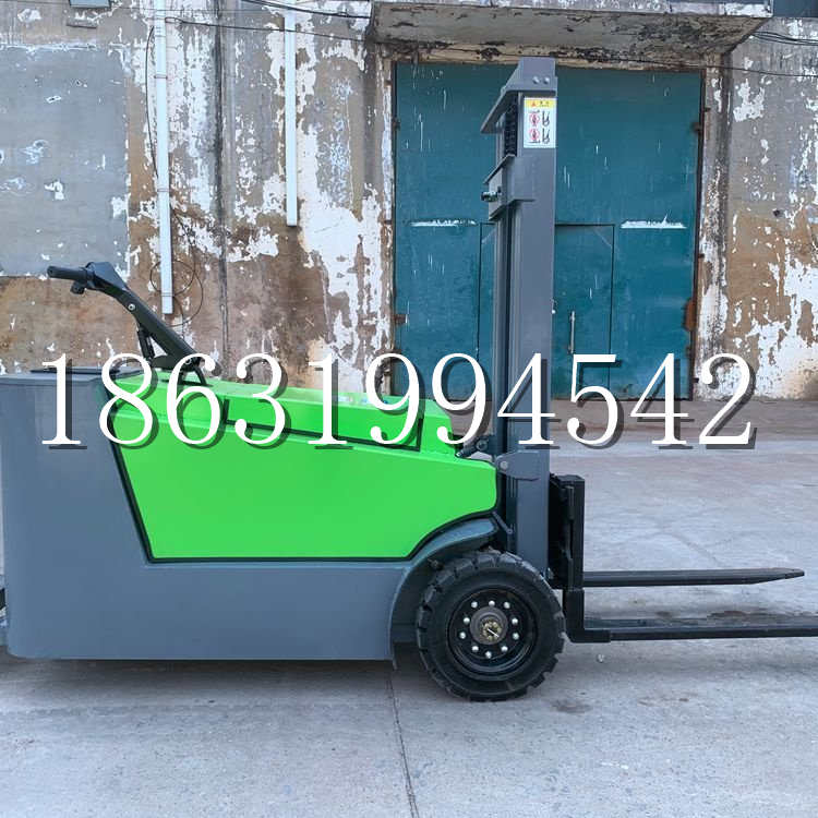 土默特右旗小型电动叉车1吨2吨步行站驾式电瓶堆高充电装卸车液压升降车铲车